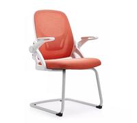 ZYSKABQ Chaise invitée du Bureau en Maillage avec Armes Flip Up Breathable Reception chaises pour Salle de conférence sans Roues chaises de Chambre d'attente pour Orange âgée Octopus Feet