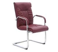 ZYSKABQ Chaise invitée en Cuir PU Ergonomique avec accoudoirs pour Le Hall de Bureau Conférence des aéroports Cliniques Gray Octopus Feet