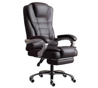 ZYSKABQ Fauteuil de Direction inclinable à Dossier Haut avec Repose-Pieds et Fonction pivotante, idéal pour Le Bureau à Domicile, la Salle de conférence et l'étude, Design Ergonomique pour Plus de