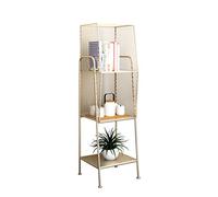 ZYSKABQ Librairie Nordique étagère en métal Salon Chambre à Coucher étagère de Plancher créativité Corner Librairie décoration Simple Golden Display Rackshelves (115 cm / 45.27 Pouces) Octopus Feet