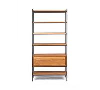 ZYSKABQ Librairie rétro Retro Fer Storage étagère étanche Simple pour Les étagères à Rack Multicouches de Rack à Domicile (A: 80cmx35cmx195cm) Octopus Feet