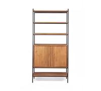 ZYSKABQ Librairie rétro Retro Fer Storage étagère étanche Simple pour Les étagères à Rack Multicouches de Rack à Domicile (A: 80cmx35cmx195cm) Octopus Feet