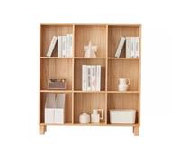 ZYSKABQ Librairie Simple Bibelle en Bois Massif Salon Salle du Sol au Plafond Bibliothèque Murale intégrée Étude de Rangement en chêne (M: 160.5cmx28cmx116cm) Octopus Feet