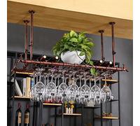 ZYSKABQ Racks à vin en métal Porte-vin/Porte-Tasse de vin Rouge Suspendu/Suspension du Porte-Verre à l'envers/Bar créatif/Porte-vin Porte-Verre Suspendu, 120 * 30cm Octopus Feet