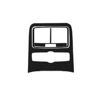 ZYSM Autocollant D'intérieur De Voiture Pour A6 S6 C6 2005-2011 Kit D'accessoires Et De Décoration Pour Panneau De Sortie D'air Central Arrière Éléments Décoratifs Intérieur(Noir 1)