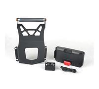 ZYSM Support De Plaque De Navigation GPS Moto pour CFMOTO 800MT 2023, Support De Téléphone Adaptable, Support D'extension pour Barre Transversale Fixation Holder(Noir 2)