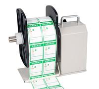 ZYT-DHRUCB Enrouleur d'étiquettes entièrement Automatique, Enrouleur d'étiquettes Externe pour imprimante à Codes-Barres adapté aux étiquettes Volantes et aux étiquettes d'entretien, 8 Pouces/S