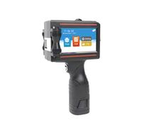 ZYT-DHRUCB Imprimante à Jet d'encre Portable avec écran tactile de 4,3 Pouces, encodeur à Jet d'encre à séchage Rapide pour Code-Barres, étiquette, Texte, Logo, Code QR, numéro de lot,Red