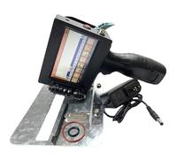 ZYT-DHRUCB Imprimante à Jet d'encre Portable, écran LED de 4,3 Pouces, Cartouche d'encre à séchage Rapide, imprimante portative pour Code QR, date, Logo, étiquette, Code-Barres, numéro de lot