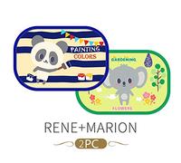 ZYTC 2pcs bébé Voiture fenêtre Sun Shade Auto Pare-Soleil Protecteur avec Motif de zèbre de Bande dessinée pour Bloquer Les Rayons UV nocifs et Chaleur pour Les Enfants (Rene+Marion)