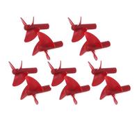 ZythrXLate Hélice de Bateau 1 Paire, 5 Paires d'hélices de Bateau 28 mm 2,3 pales Gauche Droite for Jouet, pêche, d'appât, modèle à Faire soi-même(5 Pairs Red)