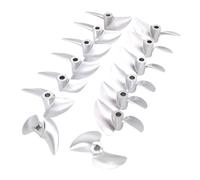 ZythrXLate Hélice de Bateau Hélice de Bateau 4 mm 38 mm-45 2 pales CW CCW Surface Prop for Course Brushless Speed(1PC 40.0mm Left Hand)