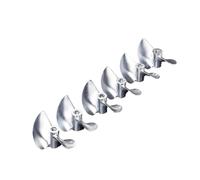 ZythrXLate Hélice de Bateau Hélice de Bateau à 2 pales M4 D30/32/33/34/35/36/37/38/39/40/41/42/43/44/45 mm, vis for Arbre Prpo(M430)