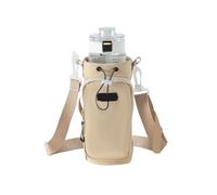 ZythrXLate Porte-Bouteille d'eau Sac for Bouteille d'eau Portable avec bandoulière réglable, Housse de Protection Isotherme for Tasse sous Vide(Beige)