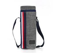 ZythrXLate Porte-Bouteille d'eau Sac Isotherme Portable de Voyage d'été en Tissu Oxford avec Manchon Isolant for Bouteille d'eau isolée(Gray1)