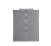 ZythrXLate Tapis de séchage Tapis de Cuisine en Silicone Alimentaire avec Filtre à Eau, égouttoir for Vaisselle, Fruits et légumes, antidérapant résistant la Chaleur(39x25cm)