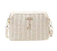 ZYUEER Sac à Main Femme Boheme Bandoulière Paille Messager Voyage Cours Lycée Fille