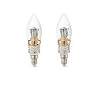 ZYUJIA Ampoules à Filament LED E14 Pas Dimmable 10W(Équivalent 90W) 900LM Petites Ampoules à Bougie à Vis Edison Blanc Froid 6000K Vintage Lampe Candélabre à Économie D'énergie,Un Paquet de 2