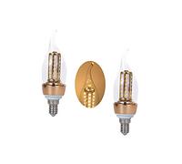 ZYUJIA Ampoules LED E14 8W 800LM(Équivalent à une Lampe Halogène 80W) 40pcs SMD2835 Ampoule Bougie LED Non Dimmable Blanc Chaud 3000K Edison Petites Ampoules C35 à Vis,Paquet de 6