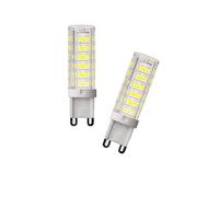 ZYUJIA G9 Culot 7W 220-240V Ampoule LED(Equivalent à une Ampoule Halogène 60W) 600LM Non Graduable Blanc Froid 6000K Ampoule G9 capsule,Lot de 2