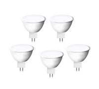 ZYUJIA MR16 7W Blanc Froid 6000K Ampoules LED(Équivalent Ampoule Halogène 70W) 700LM GU5.3 Projecteur Non Dimmable Lampe à Économie d'Énergie AC 85-265V,5 Paquets