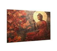 Zyupwjyy Puzzle 500 Pièces Rétro Puzzle Adultes Zen Motif avec avec Boîte Cadeau, DIY Wooden Puzzl Enjoy Activités de défi Familial pour Tableau Decoration Murale, Cadeau Homme/Femme 52 x 38 cm -342Y