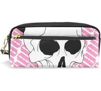 Zywl Fournitures De Bureau Écriture Trousses Steampunk Railroad Leather Pencil Case With Zipper,8 X 3.5 X 1.5 Inch Microfiber Pu Leather Stationery Art Supplies College Office Pencil Holder Pen Case P