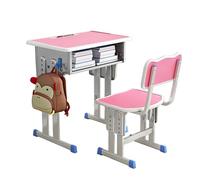 ZYWMZJ Ensemble Bureau Et Chaise D'étude Ergonomiques Réglables for Enfants - Grand Tiroir De Rangement - Idéal for Les 3 À 18 Ans - Usage Domestique Et Scolaire(E)