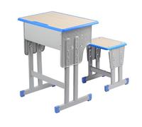 ZYWMZJ Ensemble Bureau Et Chaise D'étudiant À Hauteur Réglable - Sièges Doubles Ou Simples for Les Salles De Classe, Le Tutorat Et L'apprentissage À Domicile(A)