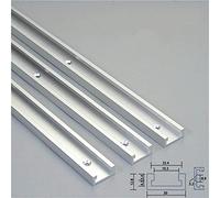 ZYWUOY Barre en alliage d'aluminium, 1 onglet en T, outil de scie de table pour travail du bois - 500 mm