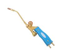 ZYWUOY Chalumeau miniature H01-2 à gaz pour réparation d'oxyacétylène et oxypropane, coupe et soudage d'acier de 0,5 à 2 mm - Corps en laiton avec entrée de gaz de 4 mm, 33 cm