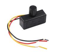 ZYWUOY Contrôleur de vitesse de moteur 12 V DC, bouton de régulateur électronique en continu pour variateur de lumière, fonctionnement silencieux, réglage de 25 % à 100 %