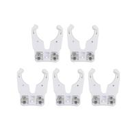 ZYWUOY HSK63F Mandrin de serrage pour centres d'usinage CNC - Ensemble de porte-outils en ABS blanc de 5 pièces, stabilité de qualité industrielle, ajustement de la broche sans couture, design