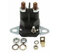 ZYWUOY Interrupteur solénoïde universel pour tondeuse autoportée et tracteur, compatible avec MTD, Ariens, Snapper, Murray, Wheelhorse, 3 bornes 1/4" Pole Mount