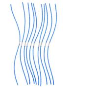 ZYWUOY Lot de 10 fils de rechange pour débroussailleuse Bosch ART 30 Combitrim - Fil en nylon extra résistant, diamètre 2,4 mm, longueur 30 cm, compatible avec bobine F016800182