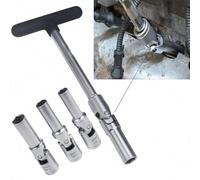 ZYWUOY Lot de 4 clés à douille pour élément chauffant, 8 mm, 10 mm, 12 mm, design de joint flexible, construction en métal robuste, pour réparation automobile, bricolage