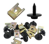 ZYWUOY Lot de 40 vis hexagonales en forme de U, fixation rapide, clip de fixation en tôle métallique pour BMW J98 + J260