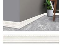 ZYWUOY Lot de 5 garnitures autocollantes en mousse de 2,3 m, pour plinthes, décoration murale, colle forte