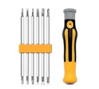 ZYWUOY Lot de 7 embouts de tournevis inviolables en acier chromé vanadium pour réparation Torx plate de type Y U-Star, compatible avec appareils électroniques et ordinateurs