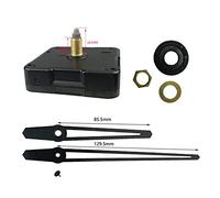 ZYWUOY Mécanisme d'horloge murale miniature sans tic-tac, kit de moteur à quartz à piles, pièces de rechange pour horloge murale de 28 à 39,9 cm