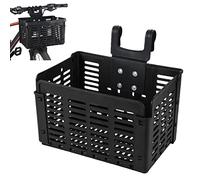 ZYWUOY Panier avant de vélo pliable en plastique PP Noir