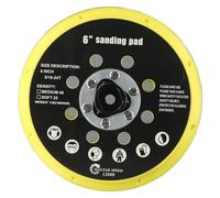 ZYWUOY Patin de support de ponceuse de 15,2 cm, 17 trous 5/16-24 et filetage M8 pour polisseuse orbitale aléatoire, compatible avec RO1 BO6030 BO6040 ES150