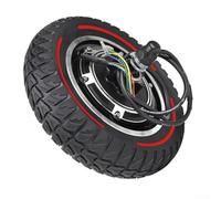 ZYWUOY Pneu de trottinette électrique 10 x 2,5, moteur de moyeu de roue 48 V 500 W pour trottinette électrique Kugoo 44 Pro (rouge)