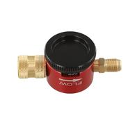 ZYWUOY Régulateur de connecteur pour purge d'azote 1/4" pour systèmes CVC - Vanne de contrôle du débit en laiton avec cadran à 3 positions, pression d'entrée de 50 psi, compatible avec les régulateurs