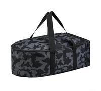 ZYWUOY Sac de transport pour matériel de pêche avec grand espace de rangement et poche latérale pour accessoires, Voir image, Pattern black