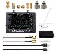 ZYWUOY SV4401A Analyseur de réseau vectoriel, 50 kHz - 4,4 GHz VNA avec écran tactile IPS de 7" et plage dynamique de 100 dB, kit de mémoire 8 Go pour test d'antenne RF
