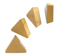 ZYWUOY TPKN2204 Lot de 10 inserts de tournage CNC triangulaires en carbure avec revêtement TiN pour semi-finition et finition, compatibles avec les porte-outils standard ISO