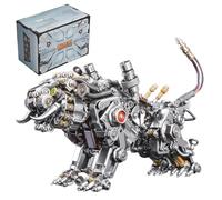 ZYX004 Puzzle 3D en métal, animal, 18 x 8 x 12 cm, steampunk tigre du Bengale Kit de modélisation, bricolage, bloc de montage, puzzle, cadeau, décoration de bureau (700 pièces)