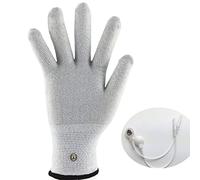 Zyxdk 3/5 Paires Gants Conducteurs Fibre d'argent Micro-Courant Massage aux Électrodes pour Visage, Corps Stimuler la Circulation Sanguine, Soulagement de Douleur (Color : Gray 3 Pairs)