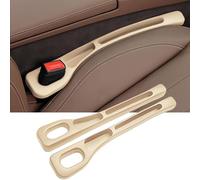 ZYXDMMJH 2 Pièces Remplissage de Siège Intérieur pour Nissan Pulsar (C13) 2014 2015 2016 2017 2018, Bande Anti-Fuite Latérale du Siège de Voiture Gap Filler Pad Accessoires,Beige